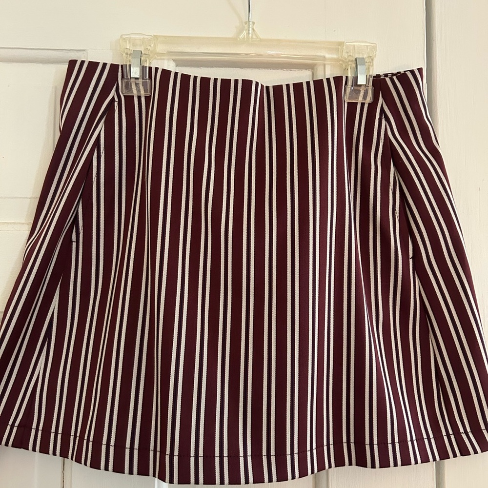 Urban Outfitters Red A-line Mini Skirt Casual